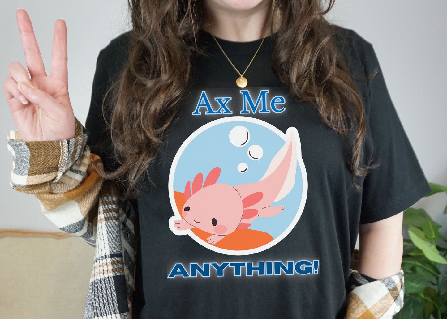 Ax Me Anything - Axolotl Unisex Jersey Short Sleeve Tee