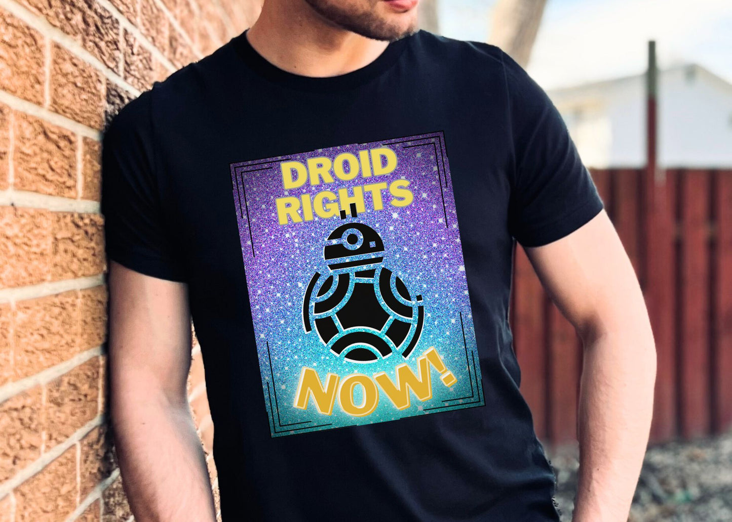 Droid Rights Now! Unisex Short Sleeve T-Shirt