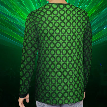 Galactic Jade Men's Long Sleeve Shirt