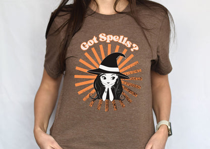 Got Spells? Cute Witch Unisex Jersey Short Sleeve Tee