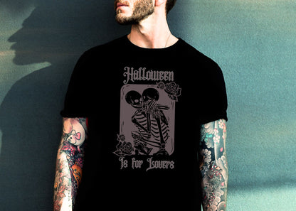 Halloween Is For Lovers Unisex Jersey Short Sleeve Tee