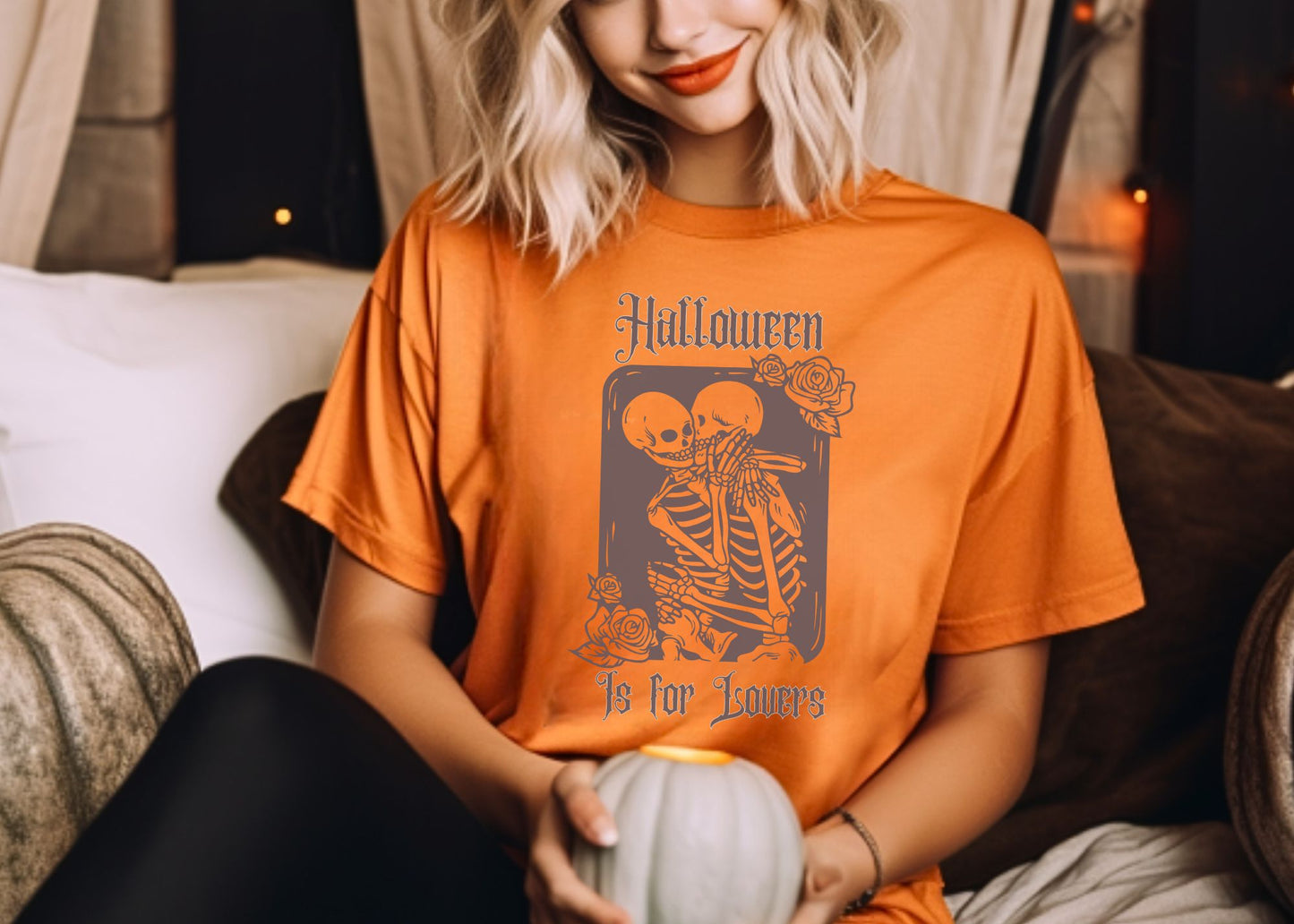 Halloween Is For Lovers Unisex Jersey Short Sleeve Tee