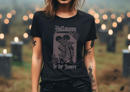 Halloween Is For Lovers Unisex Jersey Short Sleeve Tee