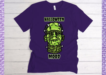 Halloween Mood Frankenstein Unisex Jersey Short Sleeve Tee