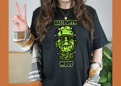 Halloween Mood Frankenstein Unisex Jersey Short Sleeve Tee