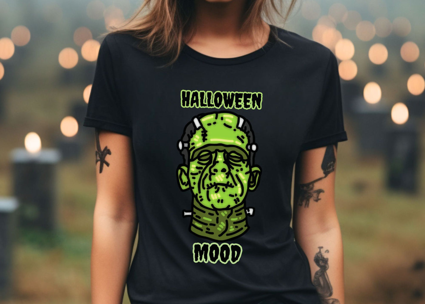 Halloween Mood Frankenstein Unisex Jersey Short Sleeve Tee