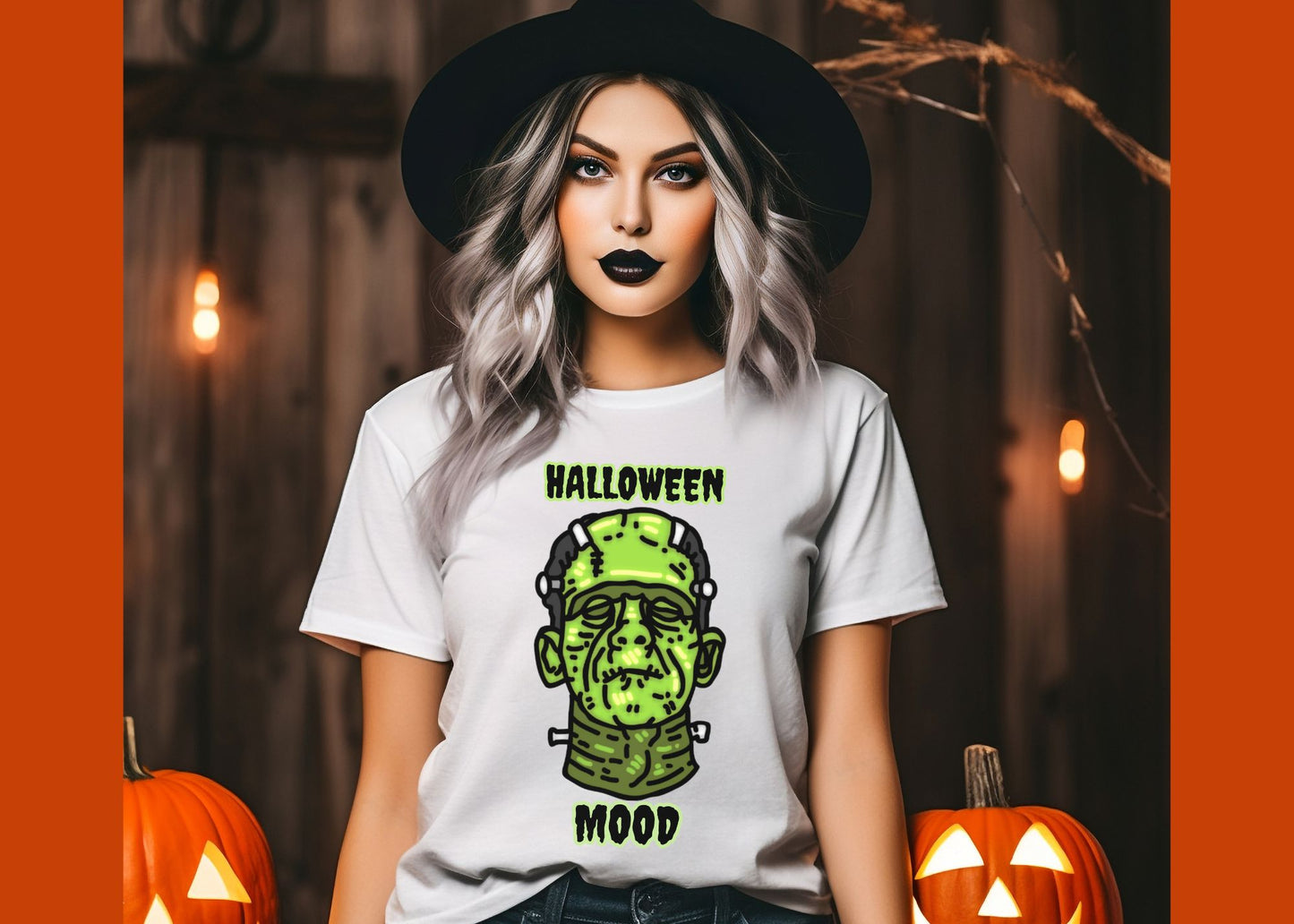 Halloween Mood Frankenstein Unisex Jersey Short Sleeve Tee