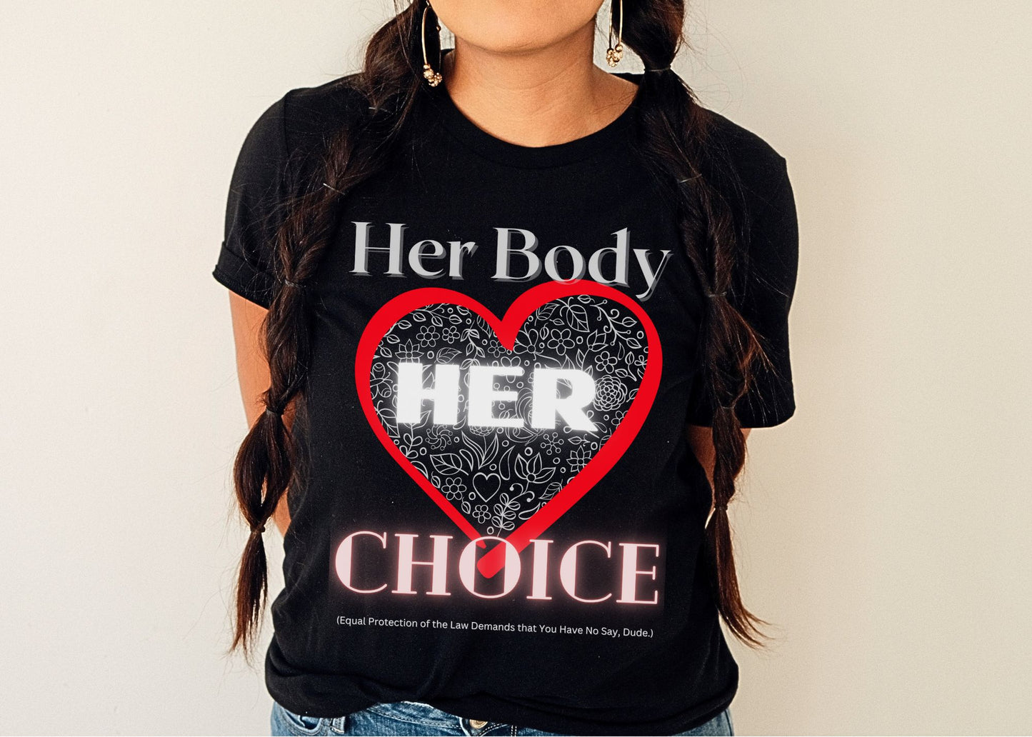 Her Body Her Choice Unisex Jersey Short Sleeve Tee