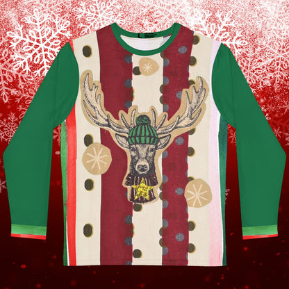 Holiday Deer Men's Long Sleeve Shirt