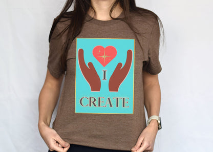 I Create Unisex Jersey Short Sleeve Tee