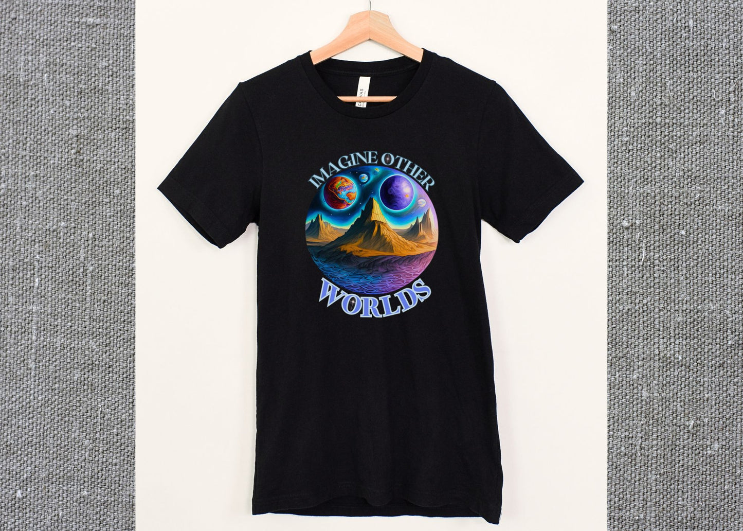 Imagine Other Worlds Short Sleeve T-Shirt
