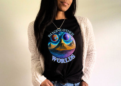 Imagine Other Worlds Short Sleeve T-Shirt
