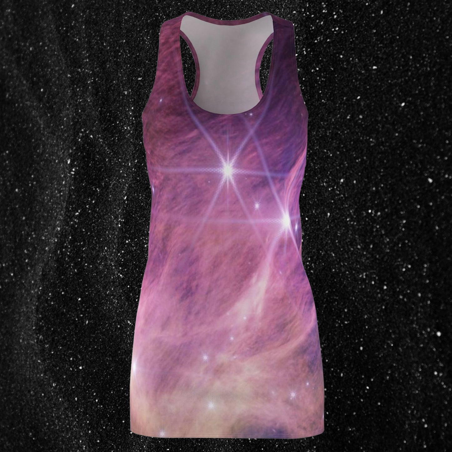 Intergalactic Women's Racerback Dress - Star Cluster IC 348 - JWST