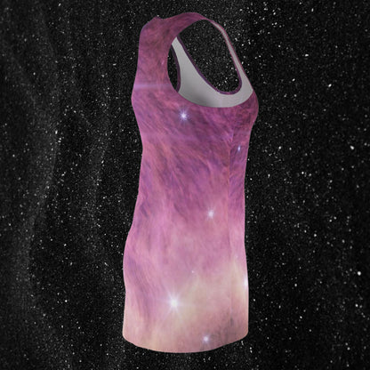 Intergalactic Women's Racerback Dress - Star Cluster IC 348 - JWST