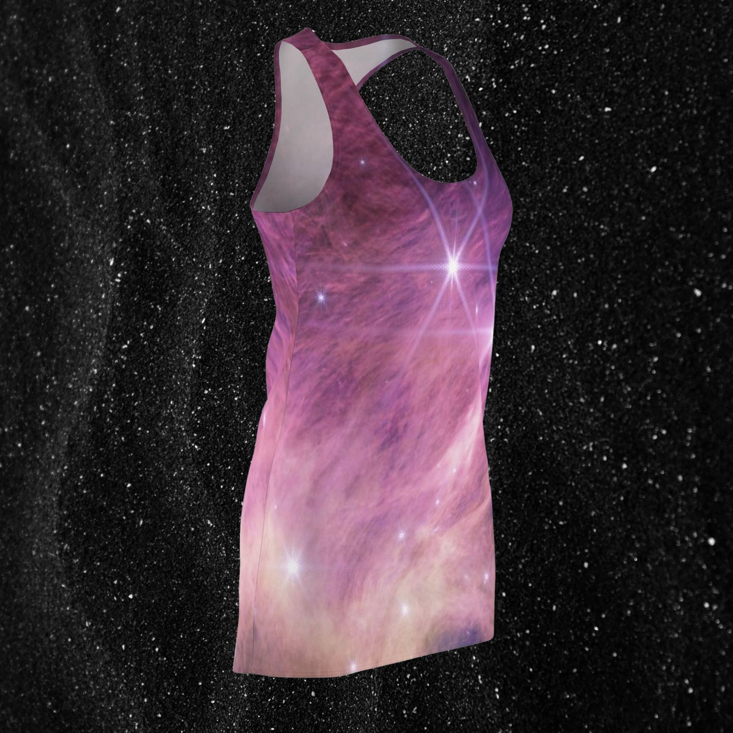 Intergalactic Women's Racerback Dress - Star Cluster IC 348 - JWST