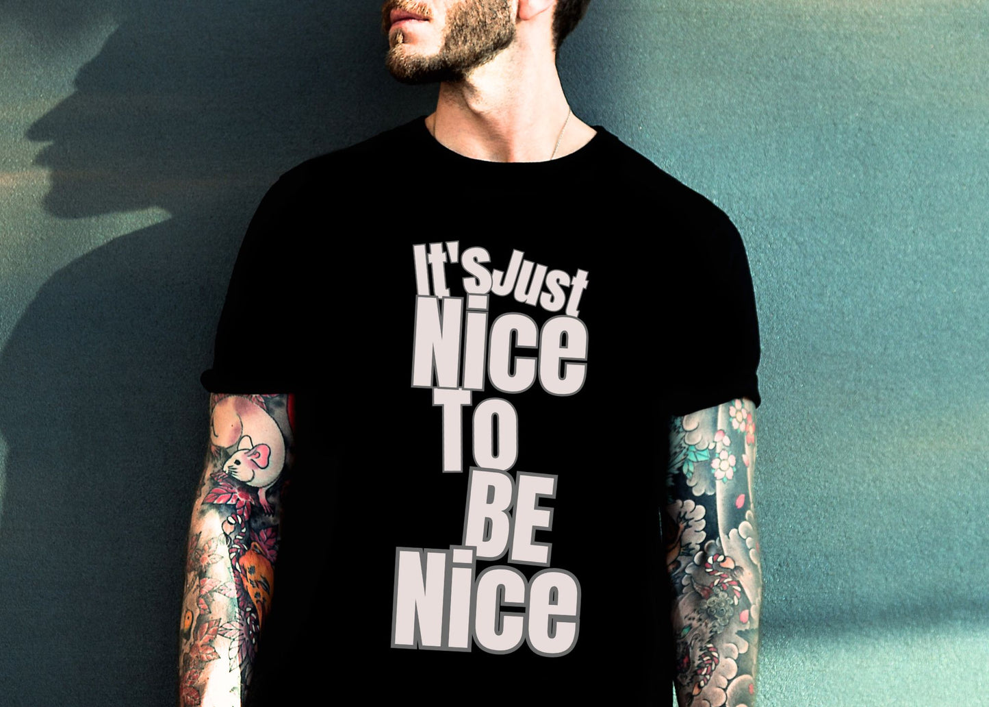 It's Just Nice To Be Nice Unisex Jersey Short Sleeve Tee