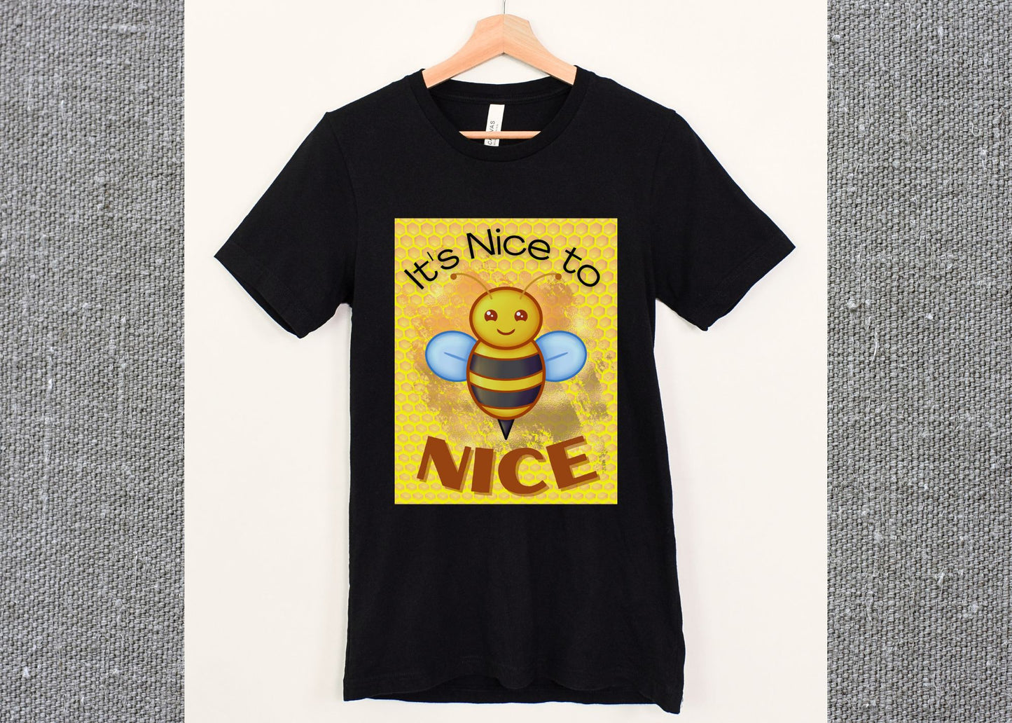 It's Nice To Bee Nice Unisex Jersey Short Sleeve Tee