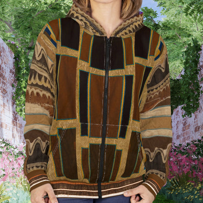 Kush Warrior Unisex Zip Hoodie Jacket | Future Fashion Warrior Tunic