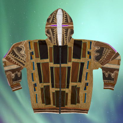 Kush Warrior Unisex Zip Hoodie Jacket | Future Fashion Warrior Tunic
