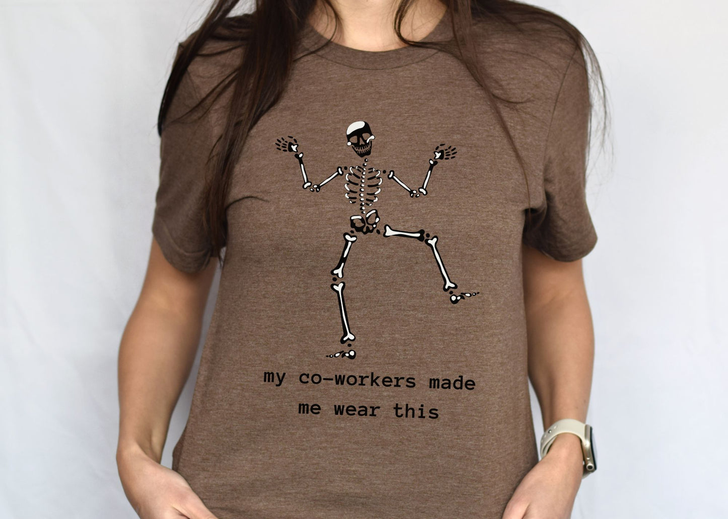 My Co-Workers Made Me Dancing Skeleton Unisex Jersey Short Sleeve Tee