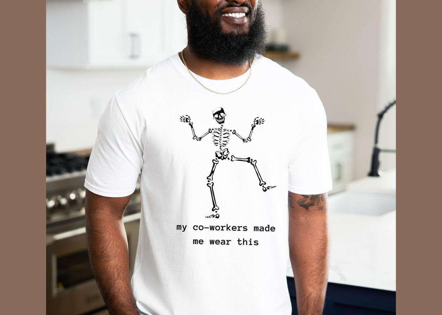 My Co-Workers Made Me Dancing Skeleton Unisex Jersey Short Sleeve Tee