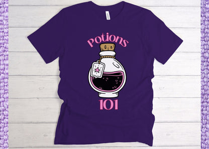 Potions 101 Unisex Jersey Short Sleeve Tee