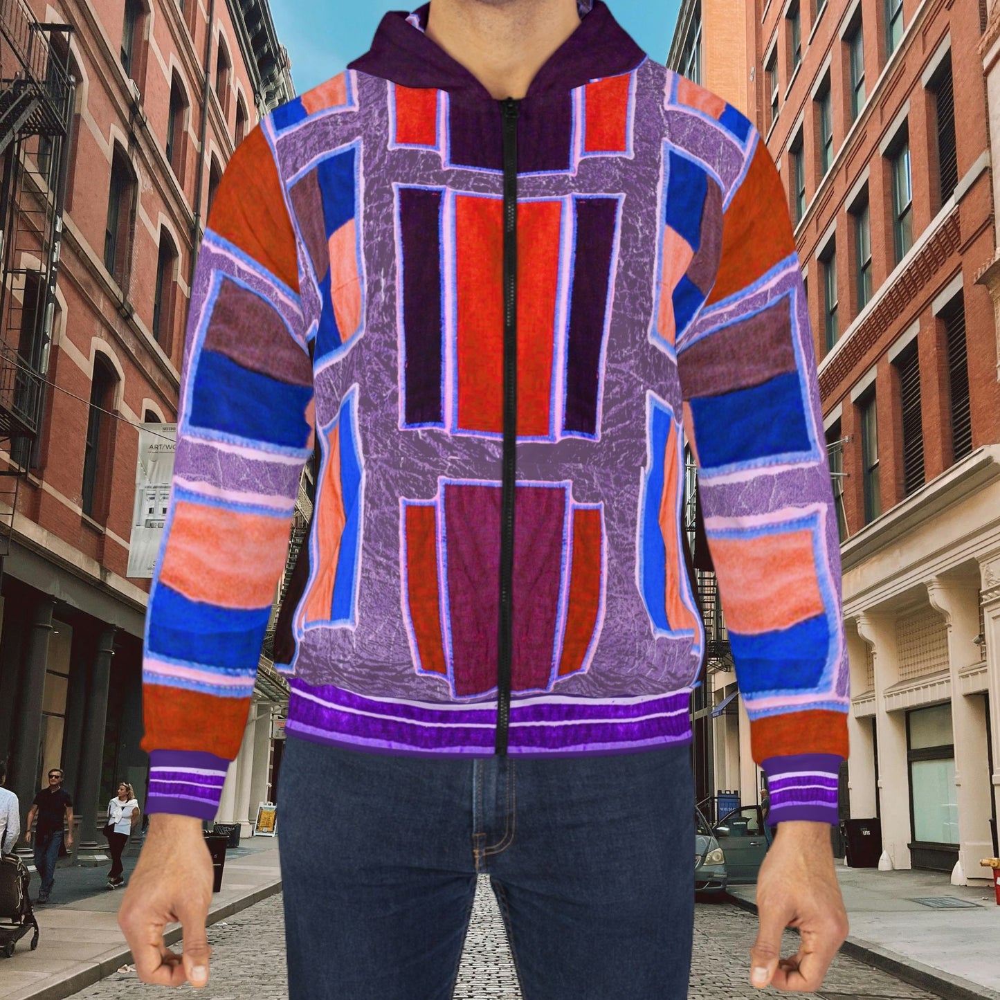 Space Kush Unisex Zip Hoodie - Super Comfy Future Fashion
