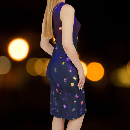 Violet Night Shoulder Dress