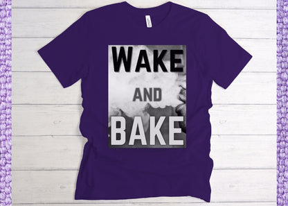 Wake and Bake Smoke Unisex Jersey Short Sleeve Tee