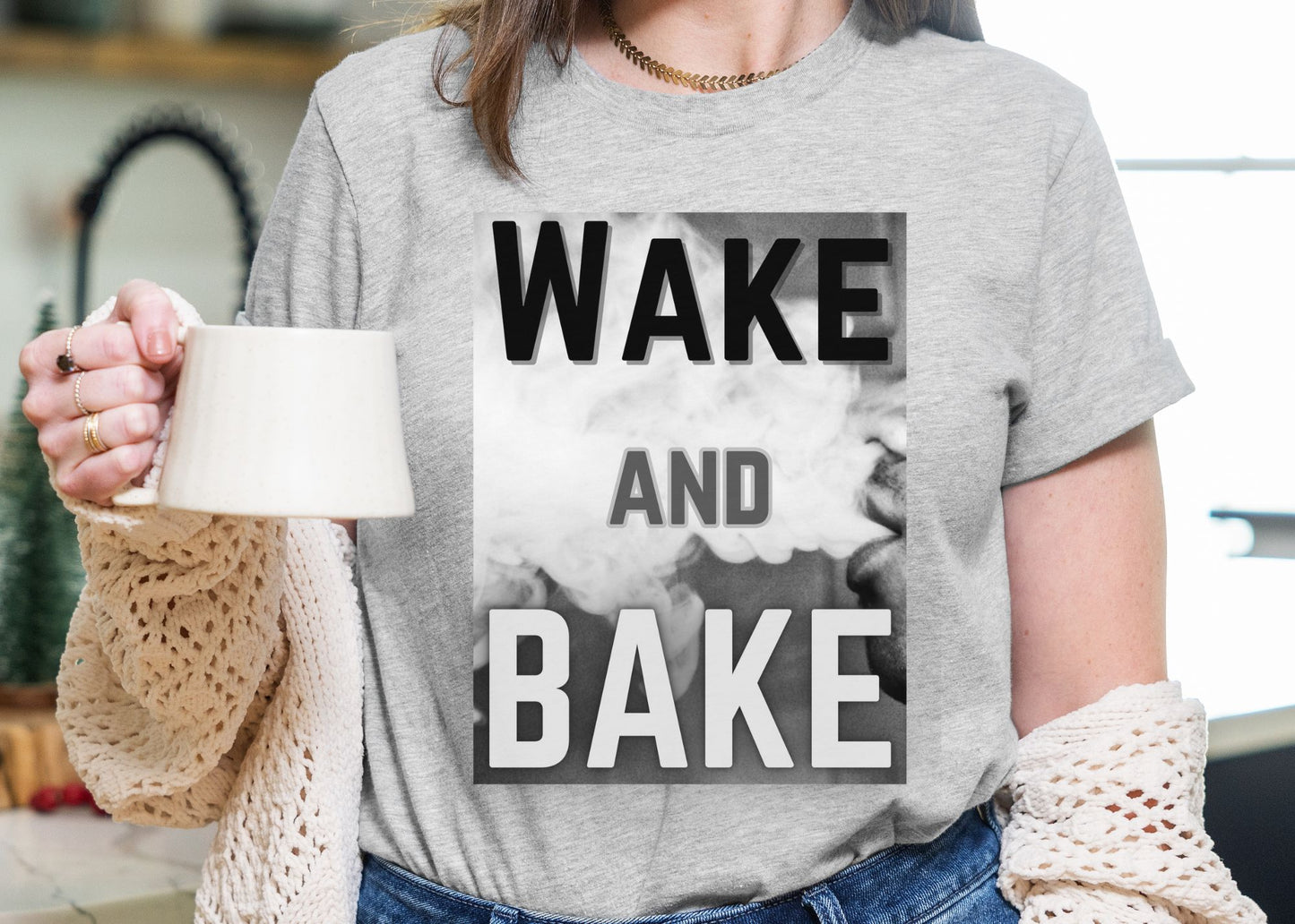 Wake and Bake Smoke Unisex Jersey Short Sleeve Tee